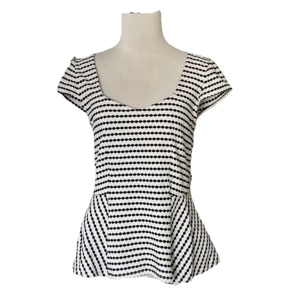 Lots 3 Anthropologie high low babydoll peplum tops xs & s - Picture 3 of 3